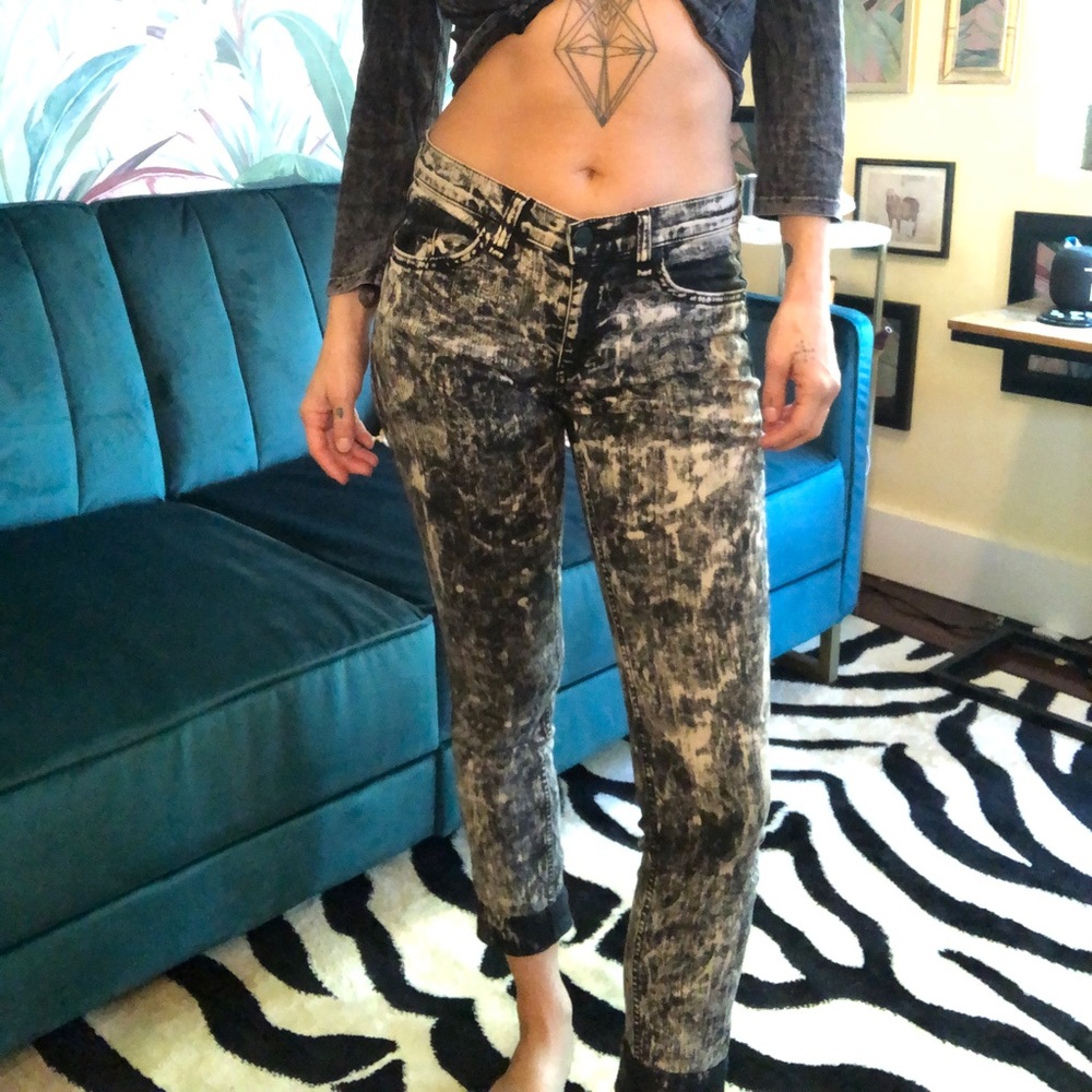 Rag & Bone Acid Wash Jeans